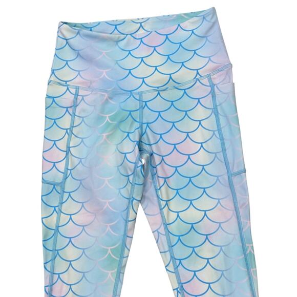 Feed Me Fight Me Iridescent Mermaid Leggings - Picture 3 of 7